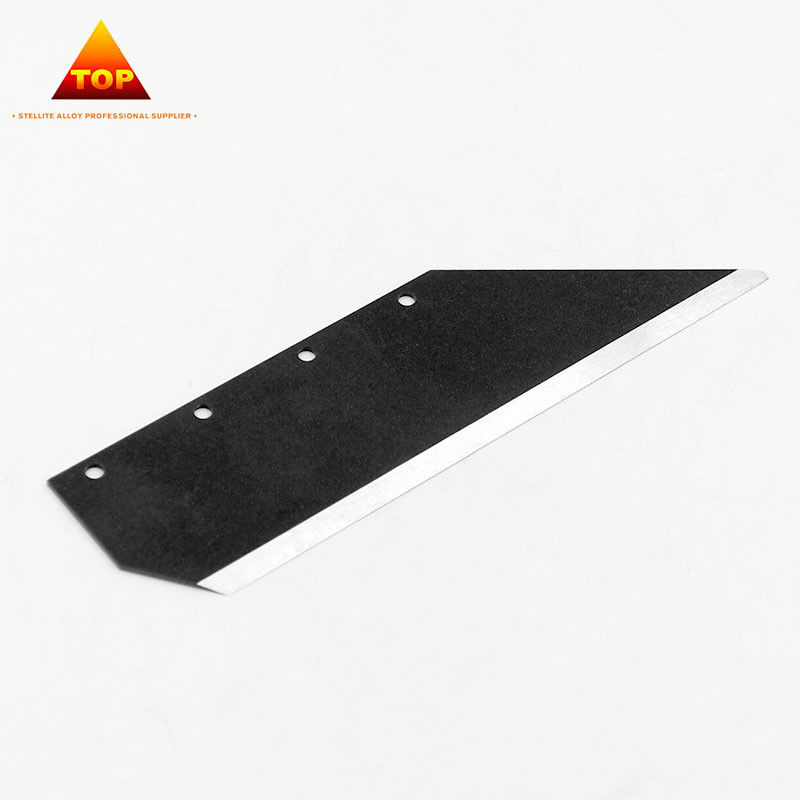 Textile Industry Cobalt Chrome Alloy Cutter Blade Abrasion Resistant